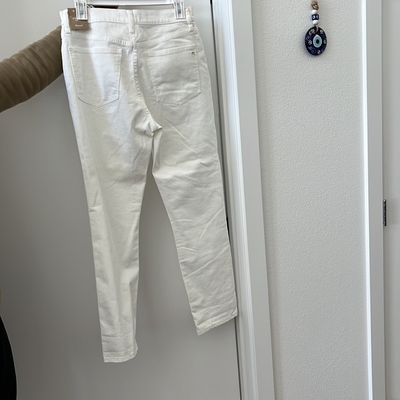 NWT madewell white straight crop jeans size 28 - Picture 4 of 4